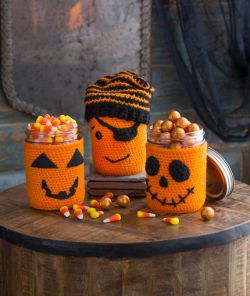 Halloween Jar Cozies