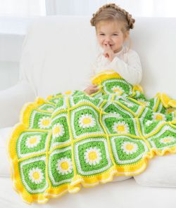 Daisy Garden Blanket