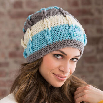 Stripe It Slouchy Hat