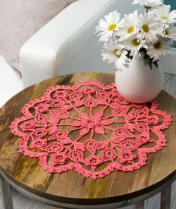 Exquisite Flower Doily