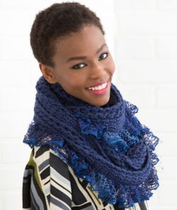 Vortex Ruffled Cowl