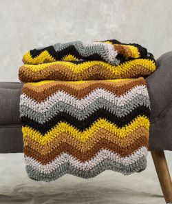 6-Color Radiating Ripple Throw