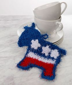 Patriotic Donkey Scrubby