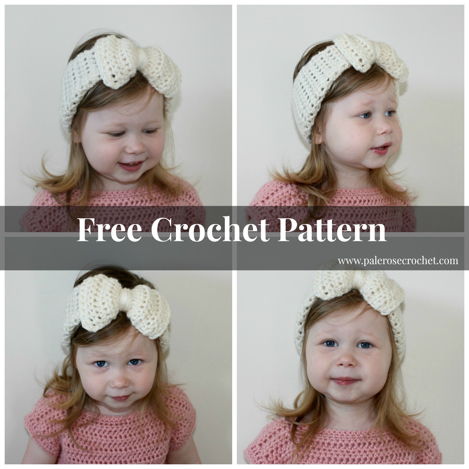 Crochet Patterns Galore - Toddler Bow Headband