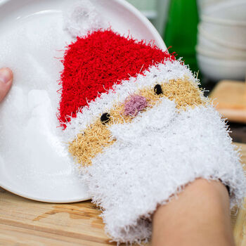 Santa Scrubby Mitt