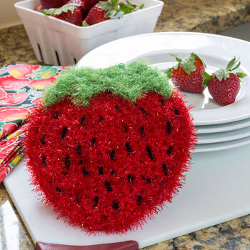 Strawberry Sparkle Scrubby