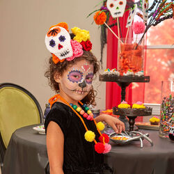 Sugar Skull Child’s Headpiece