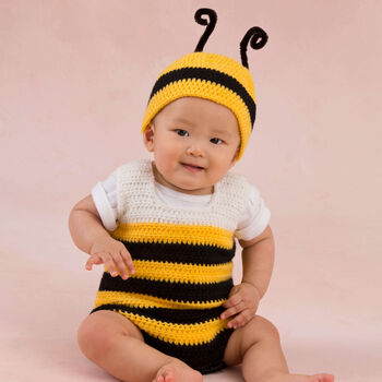 Little Baby Bee Playsuit & Hat