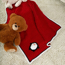 Playful Penguin Blanket