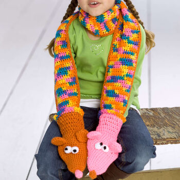 Childs’ Puppet Scarf