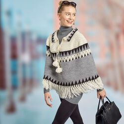 Canyon Ridge Fringed Poncho