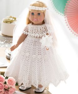 Wedding Dress For Doll