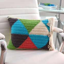 Triangle Puzzle Pillow