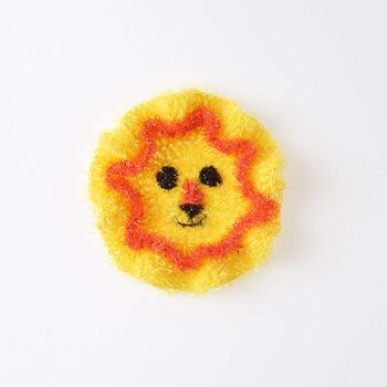 Friendly Lion Face Scrubby