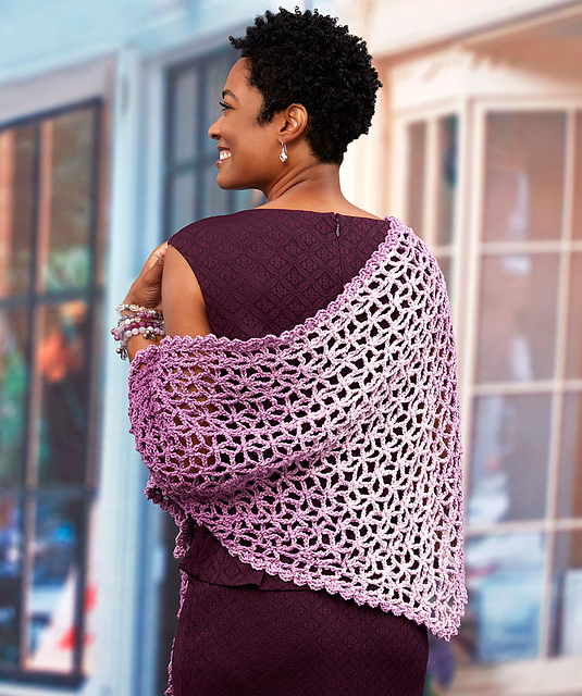 sensational crochet shawl