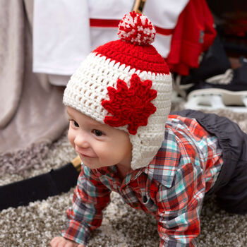 Maple Leaf Earflap Hat